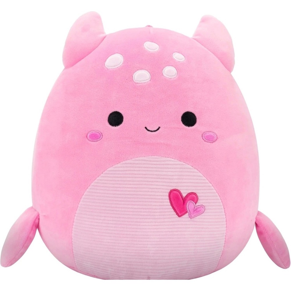 Squishmallows Artin Pink Loch Ness Monster 14" Plush NWT Valentine Heart
